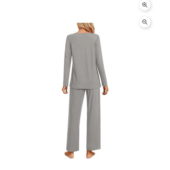 SOMER 2 Piece Fall Women Pajama Sets Long Sleeve Cotton Causal Pj Set Ladies... - Picture 3 of 6